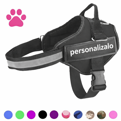 Arnés Personalizado para Perrijos | Sin Jalones, Cómodo y Reflectante – Mi Perrijo™