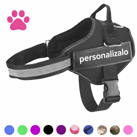 Arnés Personalizado para Perrijos | Sin Jalones, Cómodo y Reflectante – Mi Perrijo™